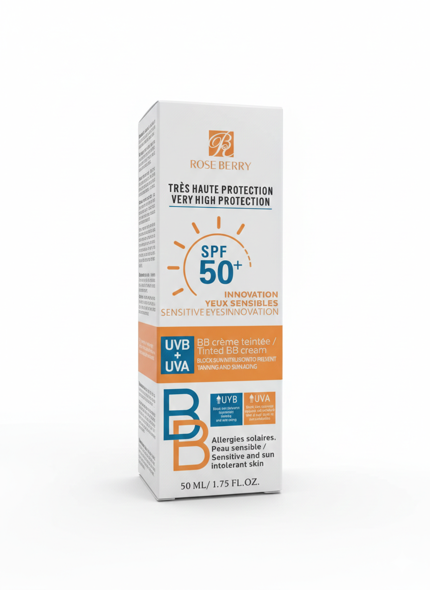 واقي شمس SPF 50+ مع كريم أساس (Tinted BB Cream)