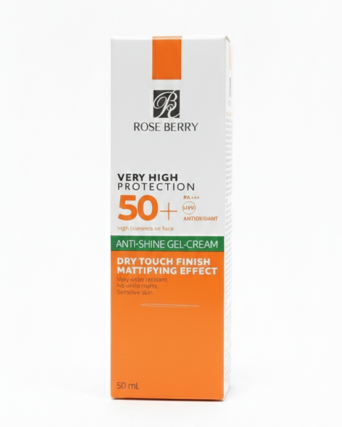 واقي شمس روز بيري جيل-كريم (Anti-Shine) بلمسة جافة✨