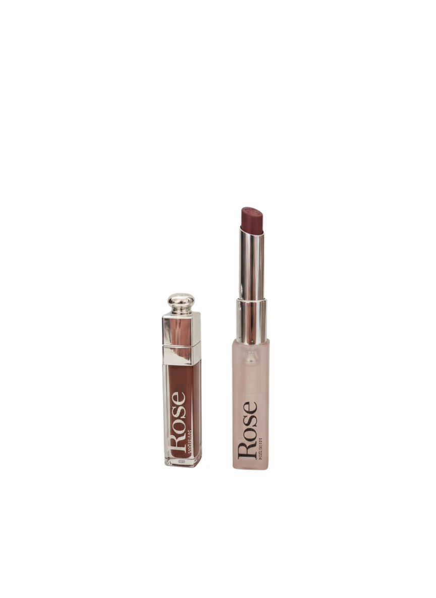 مجموعة شفاه روز بيري (Lip Maximizer &amp; Lip Glow) 💄✨