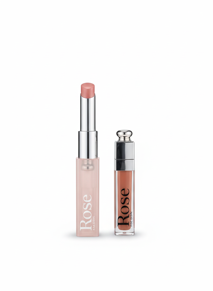 مجموعة شفاه روز بيري (Lip Maximizer &amp; Lip Glow) 💄✨