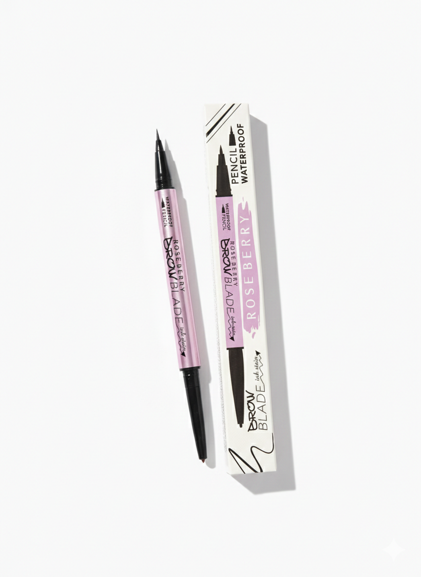 قلم حواجب روز بيري (Rose Berry Brow Blade) 2 في 1 ✨