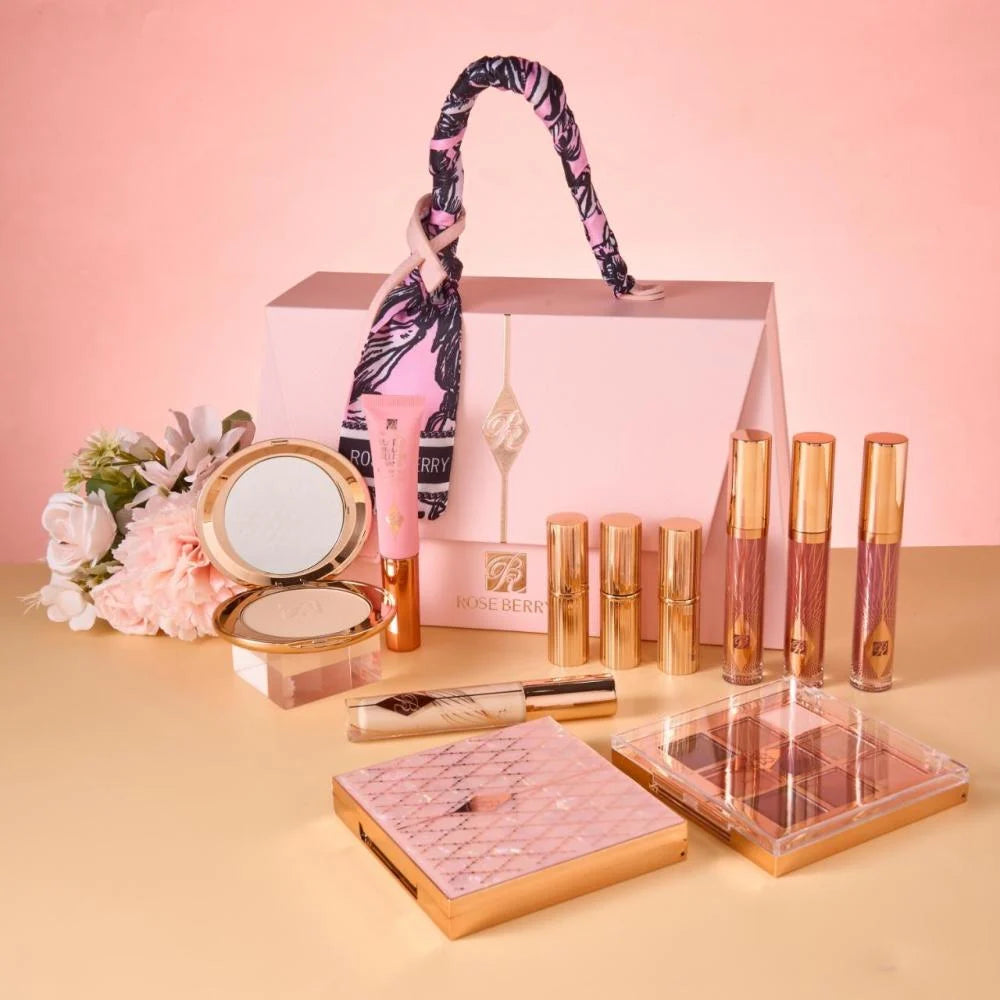 🌸 مجموعة حقيبة الجمال المتكاملة  - Rose Berry Luxury Set 🌸