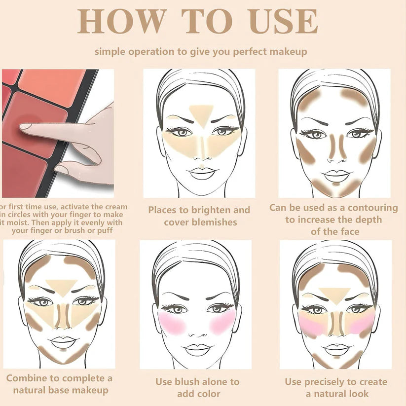 كريم كونسيلر وبلاشر - متعدد الألوان