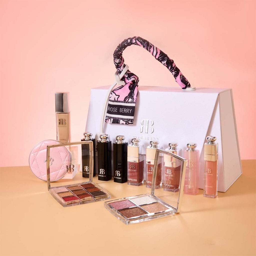🌸 مجموعة حقيبة الجمال المتكاملة  - Rose Berry Luxury Set 🌸