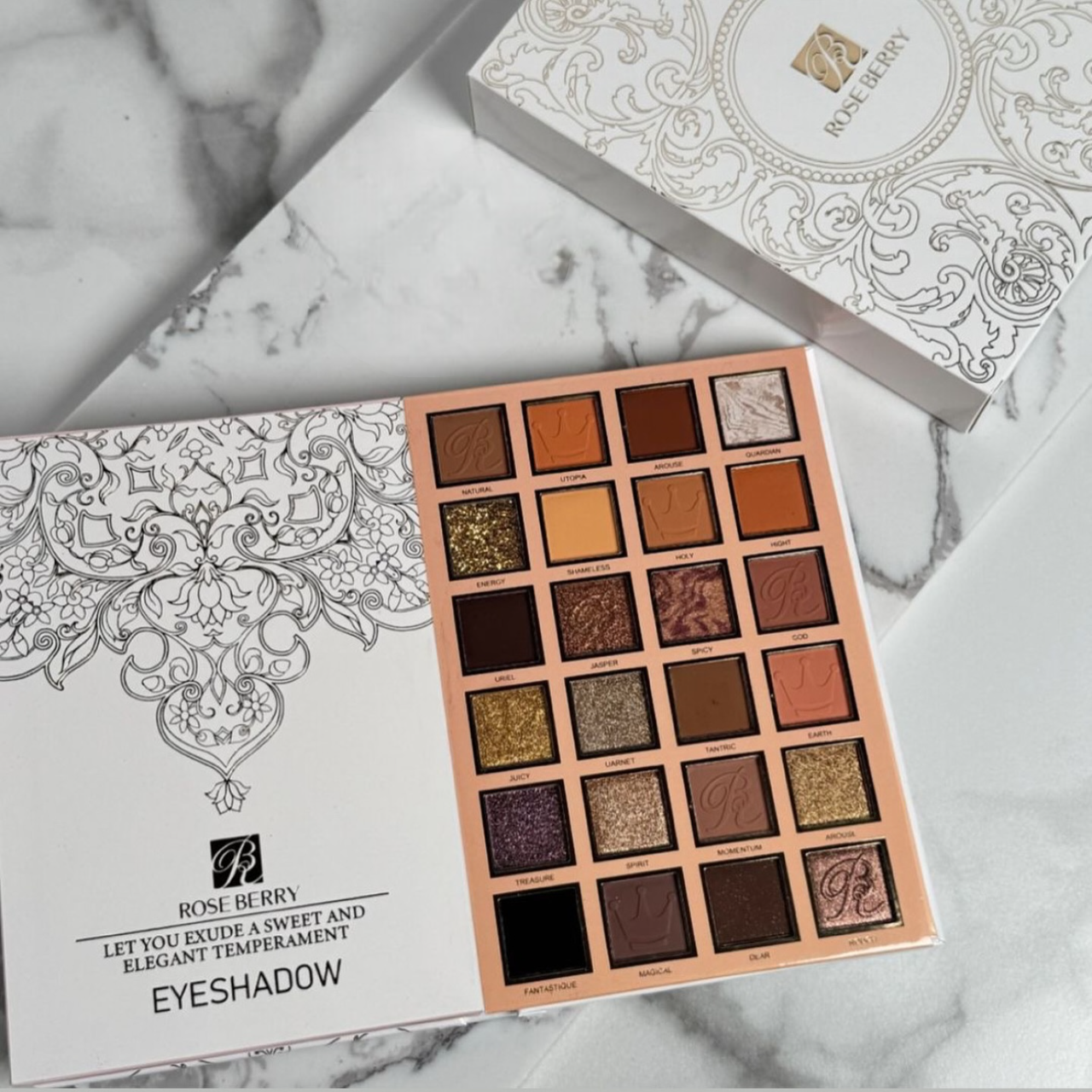 🌟 باليت روز بيري (Rose Berry) المتكامل - 5 صفحات من الجمال