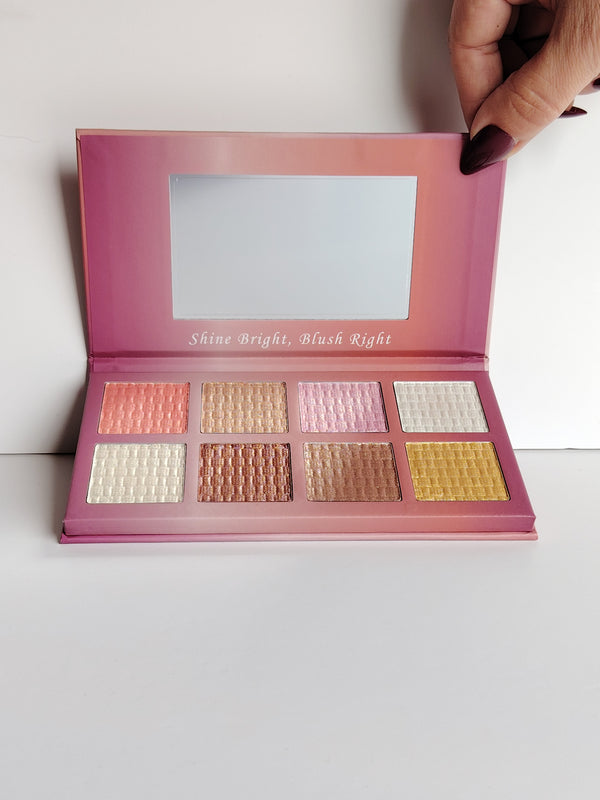 لوحة بلاشر وهايلايتر- Shine Bright