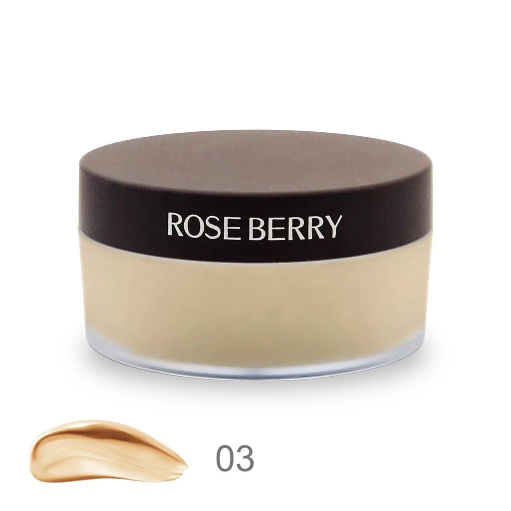 بودرة روج بيري السائبة والشفافة لتثبيت المكياج - متوفرة بـ 3 درجات - وزن 29 غرام