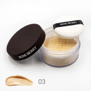 بودرة روج بيري السائبة والشفافة لتثبيت المكياج - متوفرة بـ 3 درجات - وزن 29 غرام