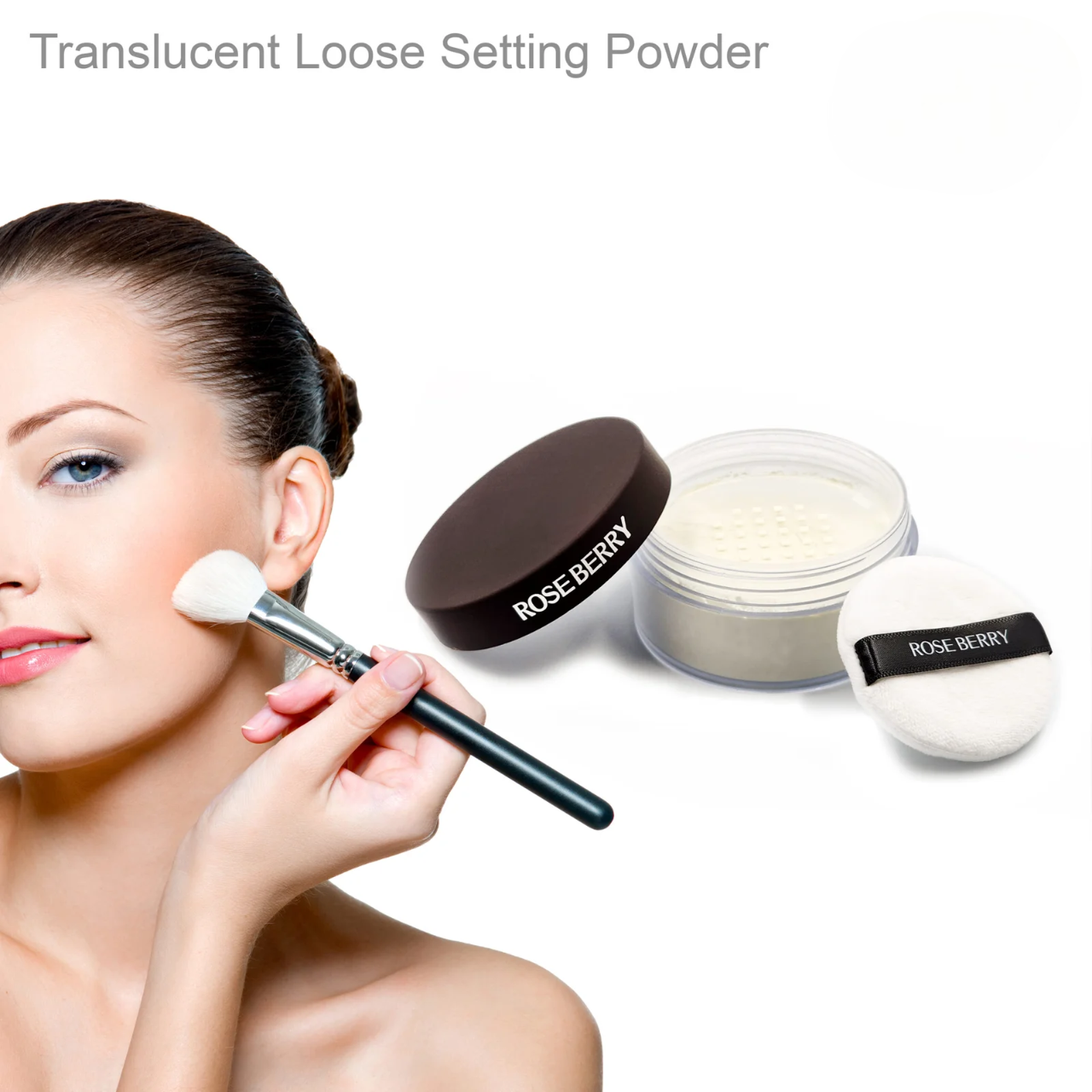بودرة روج بيري السائبة والشفافة لتثبيت المكياج - متوفرة بـ 3 درجات - وزن 29 غرام
