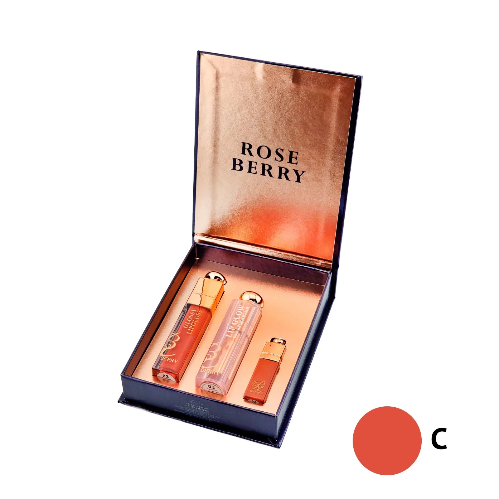 مجموعة أحمر الشفاه | طقم أحمر شفاه مكون من 3 قطع