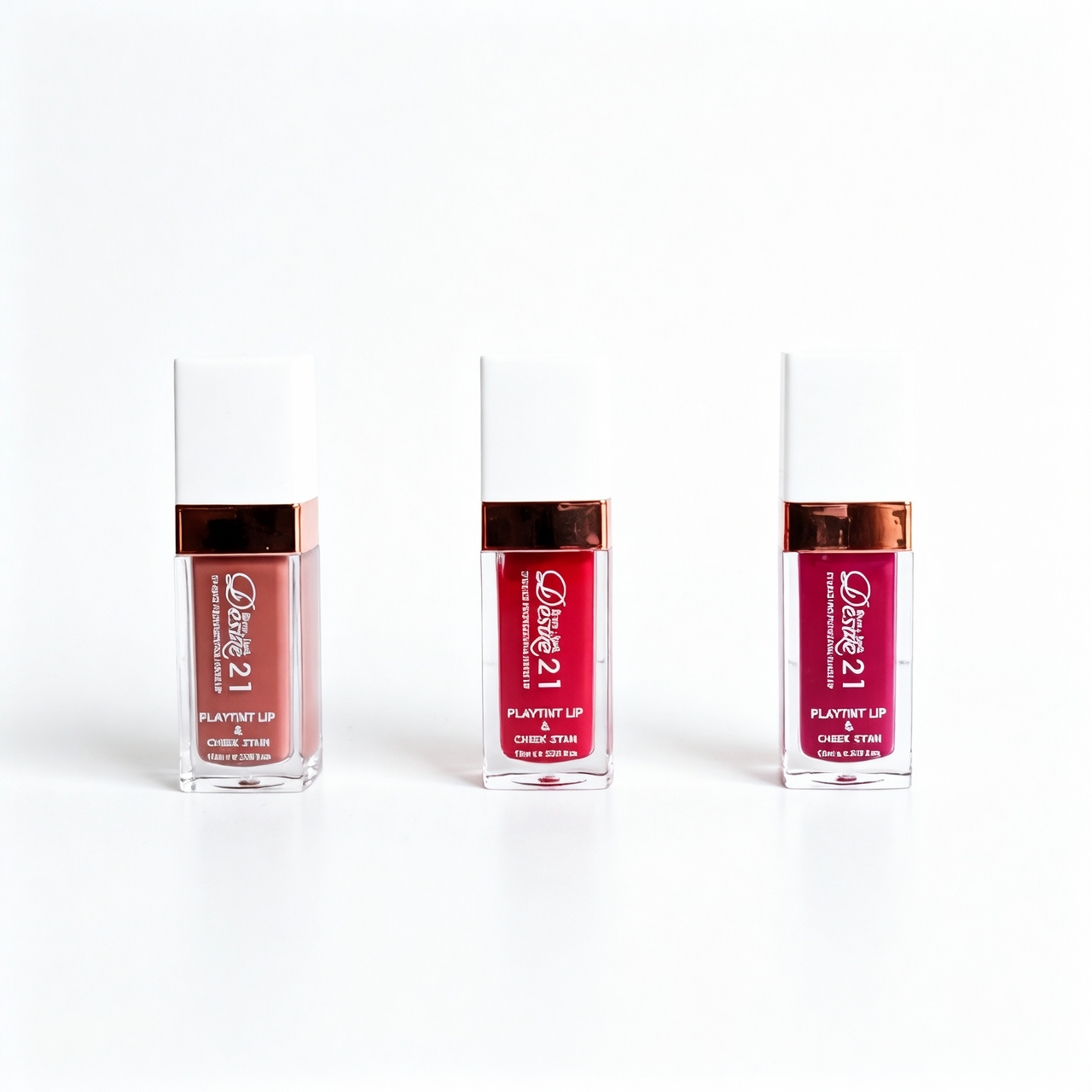 تألقي بلمسة طبيعية مع مورد الشفاه والخدود من Desire 21 ✨