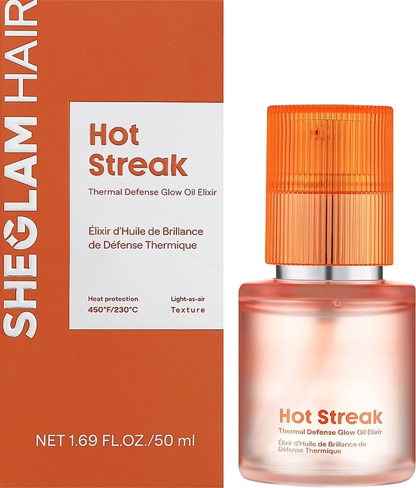 زيت هوت ستريك لحماية الشعر من الحرارة (SHEGLAM Hot Streak Oil Elixir)