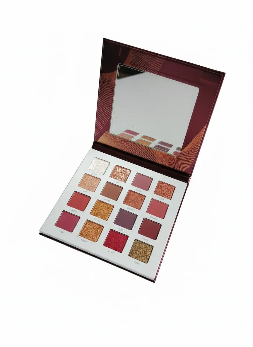 🎨 باليت ظلال العيون الاحترافي – سحر الألوان الدافئة والجريئة